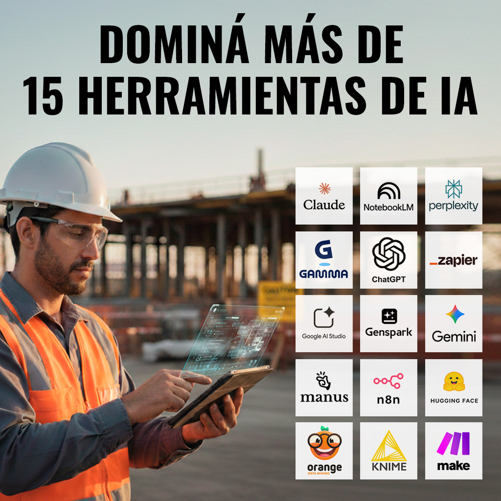 Dominá más de 15 herramientas de IA para seguridad e higiene